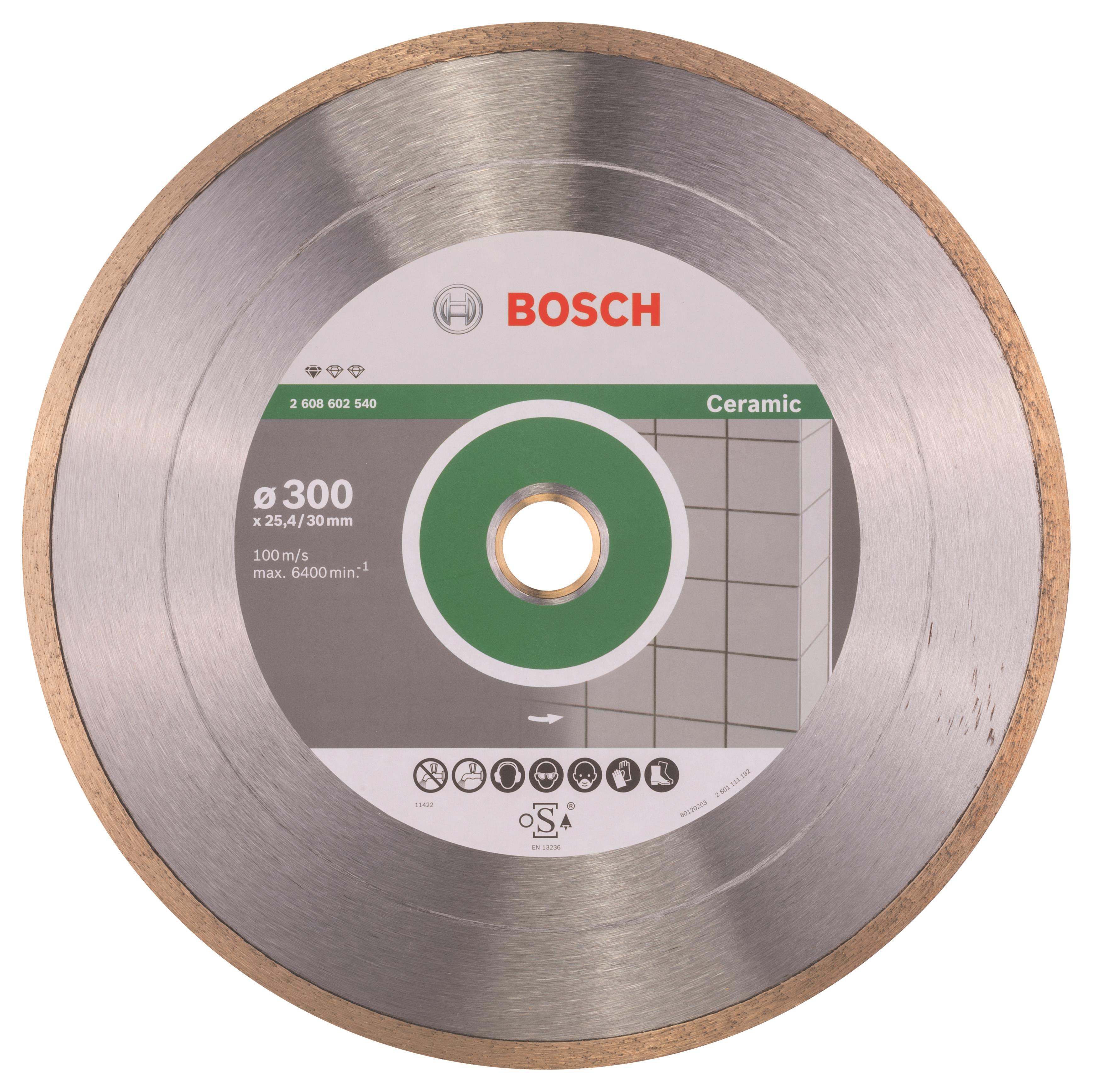 BOSCH Diamantový deliaci kotúč Standard for Ceramic 300 × 30 + 25,40 × 2 × 7 mm 2.608.602.540