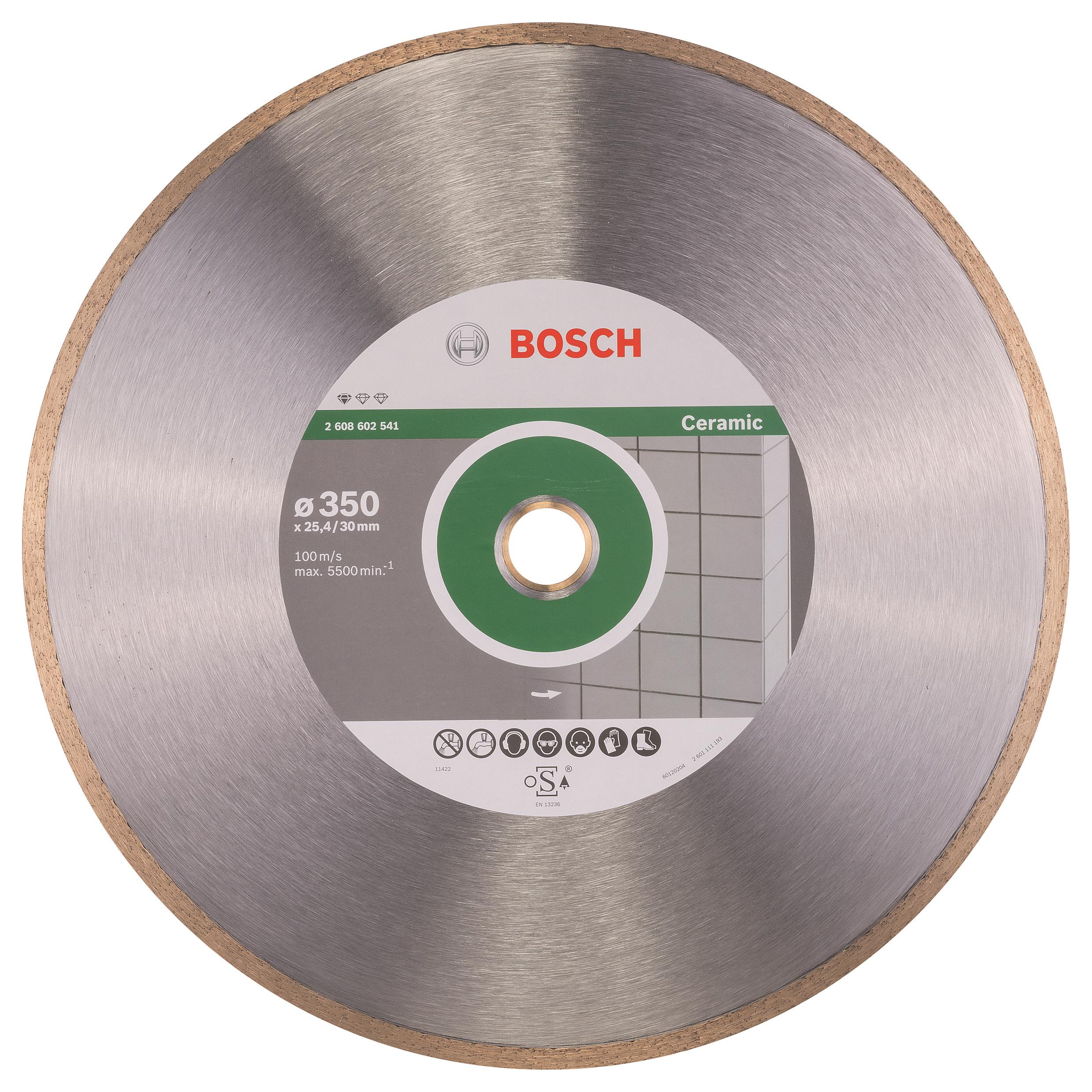 BOSCH Diamantový deliaci kotúč Standard for Ceramic 350 × 30 + 25,40 × 2 × 7 mm 2.608.602.541
