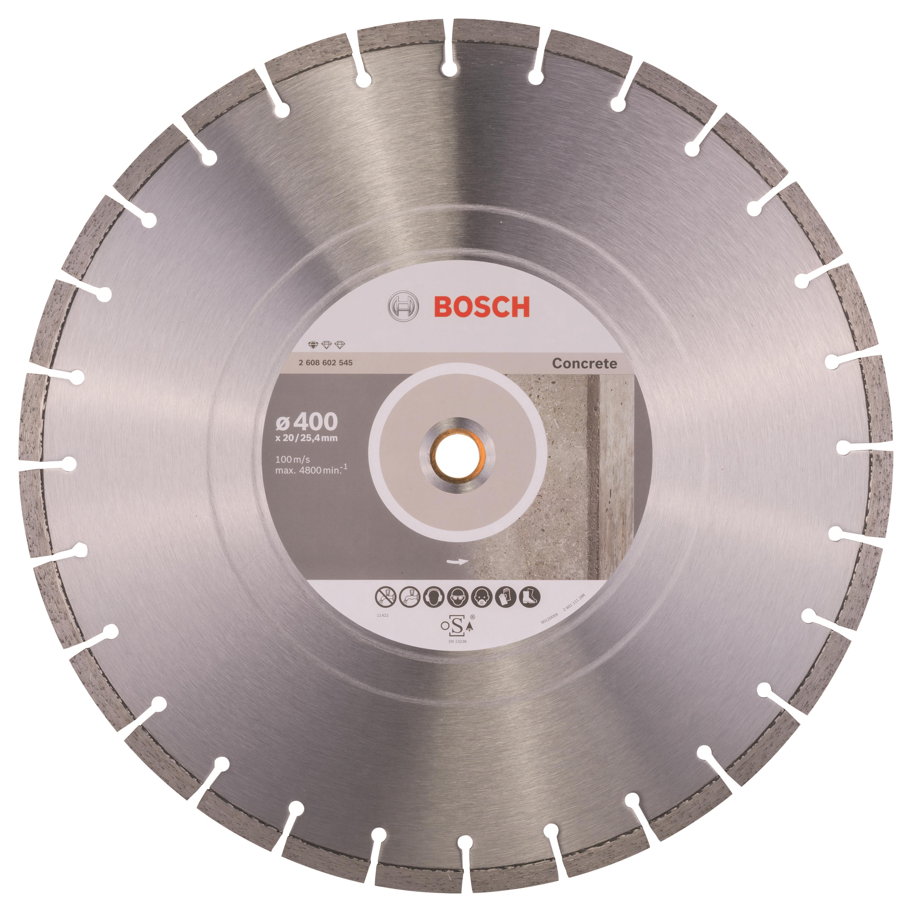 BOSCH Diamantový deliaci kotúč Standard for Concrete 400 × 20/25,40 × 3,2 × 10 mm 2.608.602.545