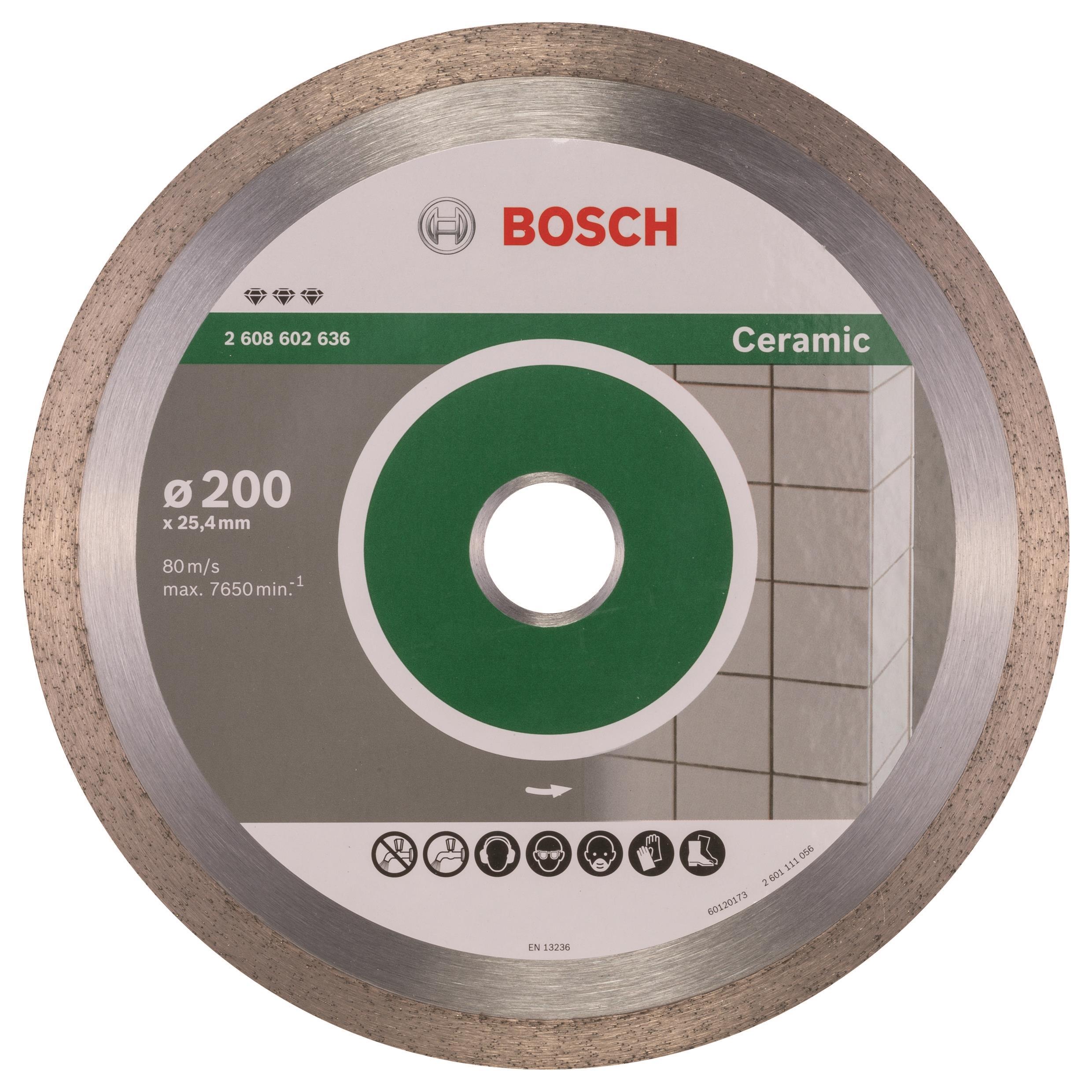 BOSCH Diamantový deliaci kotúč Best for Ceramic 200 × 25,40 × 2,2 × 10 mm 2.608.602.636