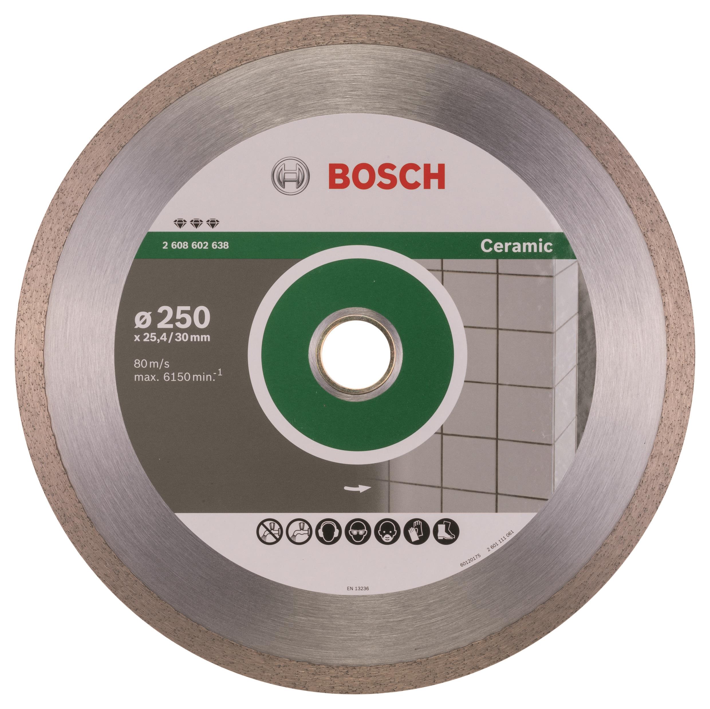 BOSCH Diamantový deliaci kotúč Best for Ceramic 250 × 30/25,40 × 2,4 × 10 mm 2.608.602.638