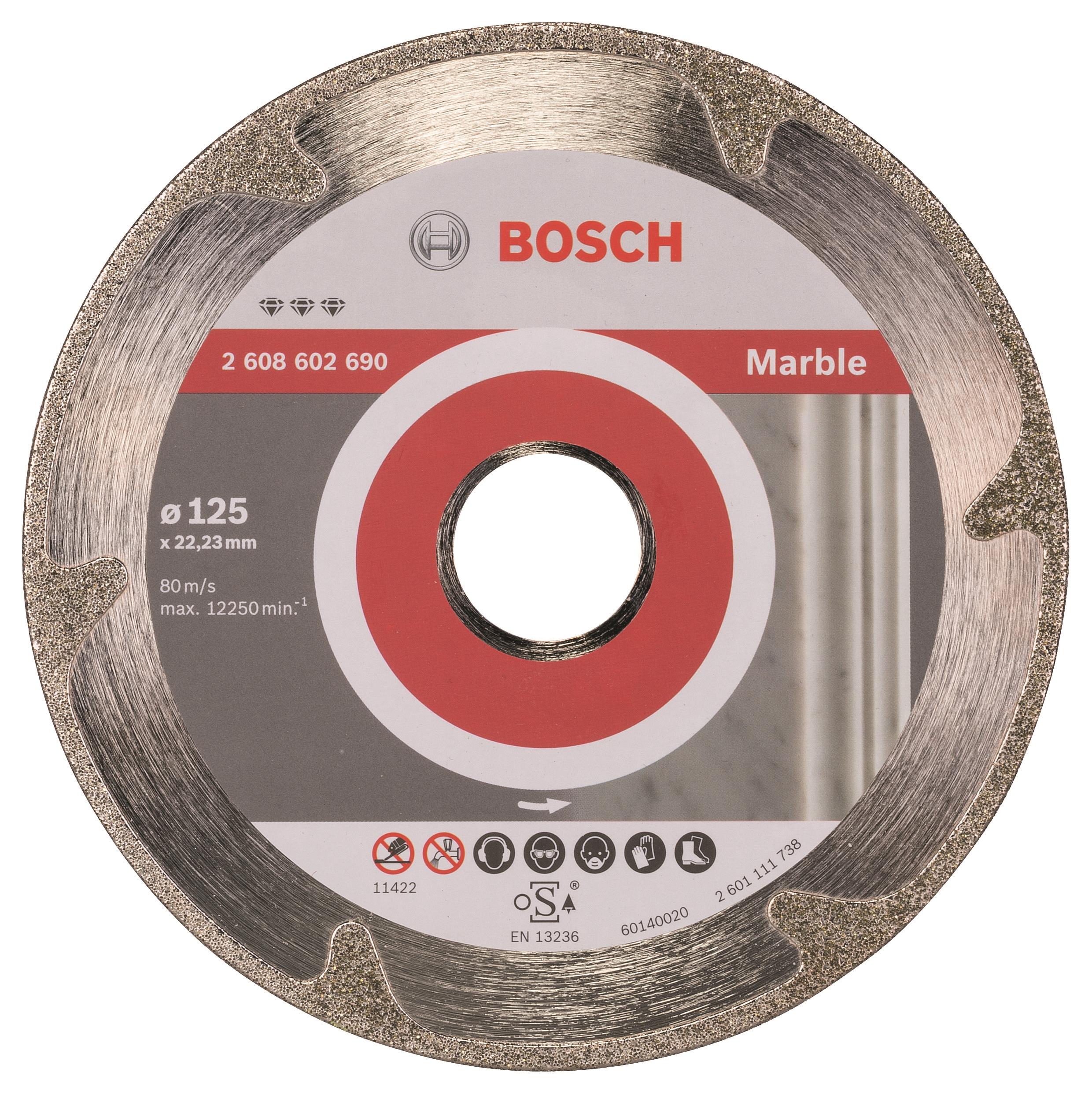 BOSCH Diamantový deliaci kotúč Best for Marble 125 × 22,23 × 2,2 × 3 mm 2.608.602.690