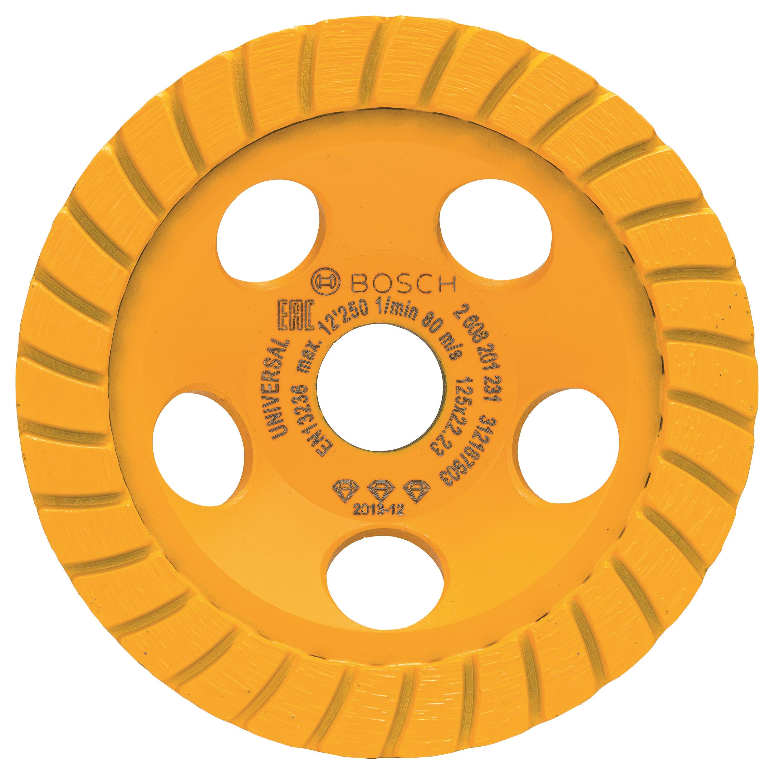 Bosch Diamantový hrncový kotúč Best for Universal Turbo 125 × 22,23 × 5 mm 2.608.201.231
