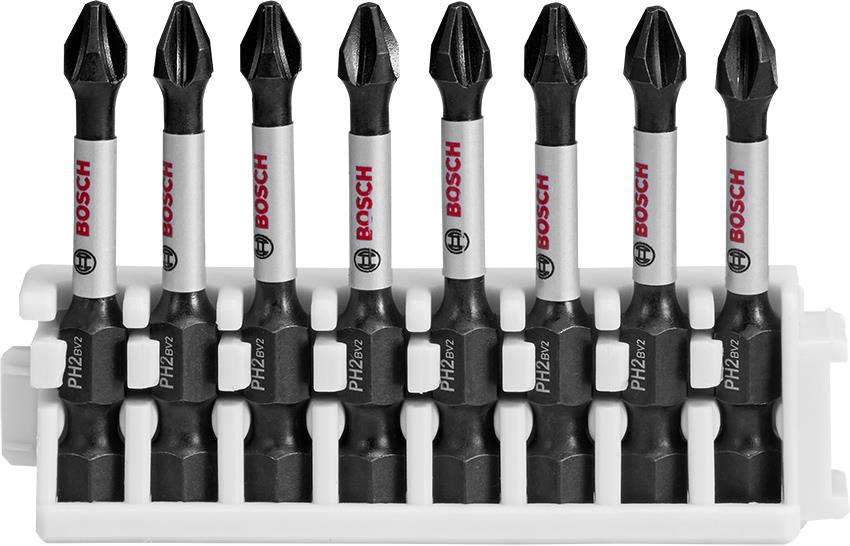 BOSCH Súprava nadstavcov Impact Control Power Bit, 8 kusov, 8×PH2 2.608.522.330