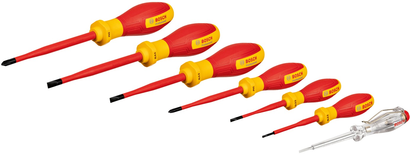 BOSCH Professional súprava skrutkovačov VDE SL/PH 7 ks, 1.600.A02.NF7
