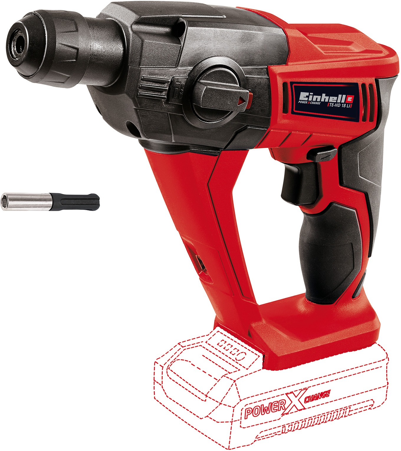 EINHELL Vŕtacie kladivo AKU TE-HD 18 Li-Solo, 4513812 (bez AKU)