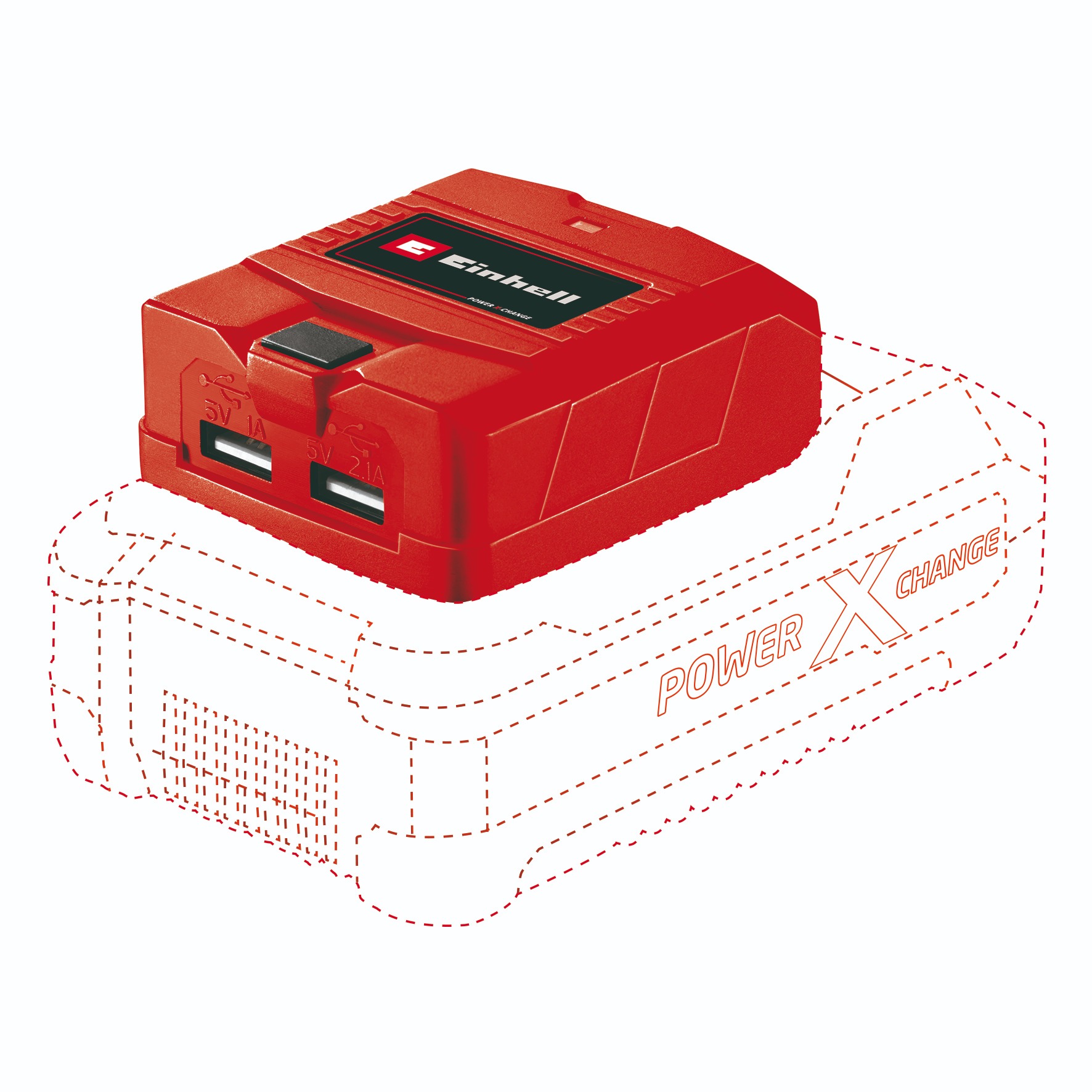 EINHELL USB adaptér TC-CP 18 Li-Solo, 4514120 (bez AKU)