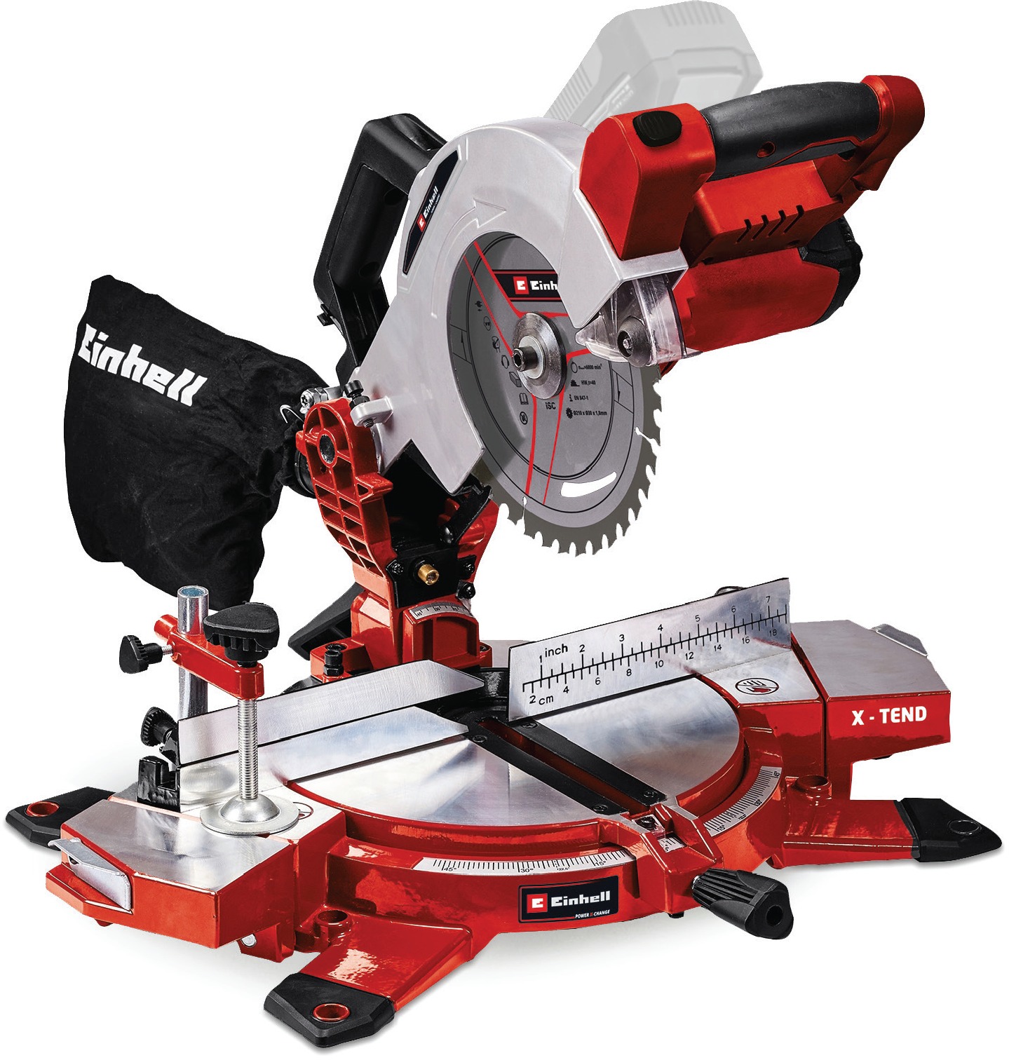 EINHELL – Píla pokosová AKU TE-MS 18/210 Li-Solo, 4300890 (bez AKU)