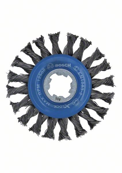 BOSCH X-LOCK Kotúčová drôtená kefa vrkočová 2.608.620.731