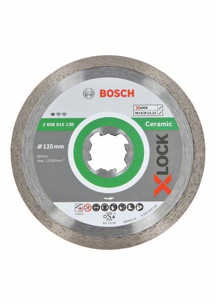 BOSCH X-LOCK Diamantový rezný kotúč Standard for Ceramic systému