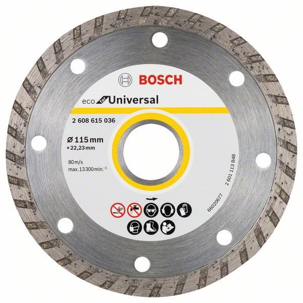 BOSCH Universal Turbo 115 × 22,23 × 2,0 × 7 mm
