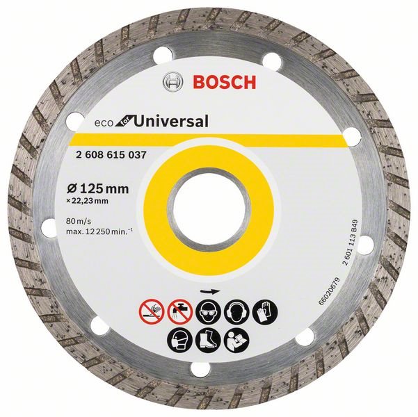 BOSCH Universal Turbo 125 × 22,23 × 2,4 × 7 mm