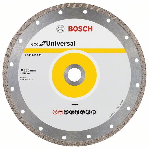 BOSCH Universal Turbo 230 × 22,23 × 3,0 × 7 mm