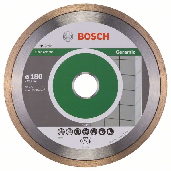 BOSCH Standard for Ceramic 180 × 25,40 × 1,6 × 7 mm