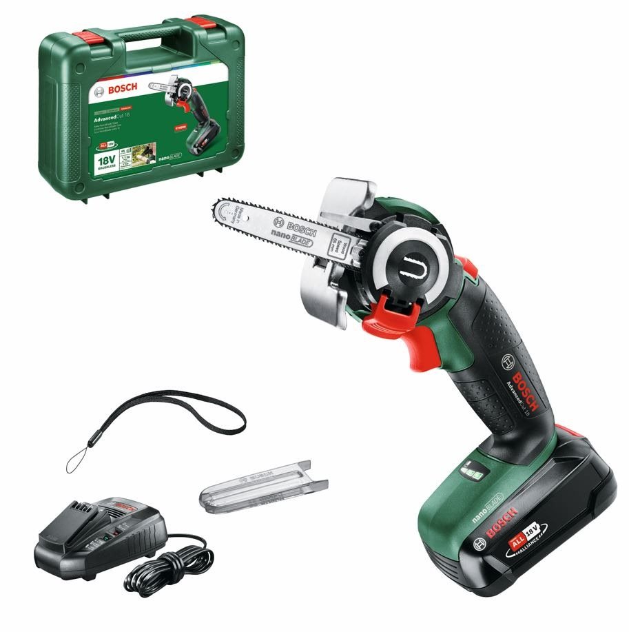 BOSCH Reťazová píla jednoručná AKU AdvancedCut 18 V (1× 2,5 Ah) 0.603.3D5.101