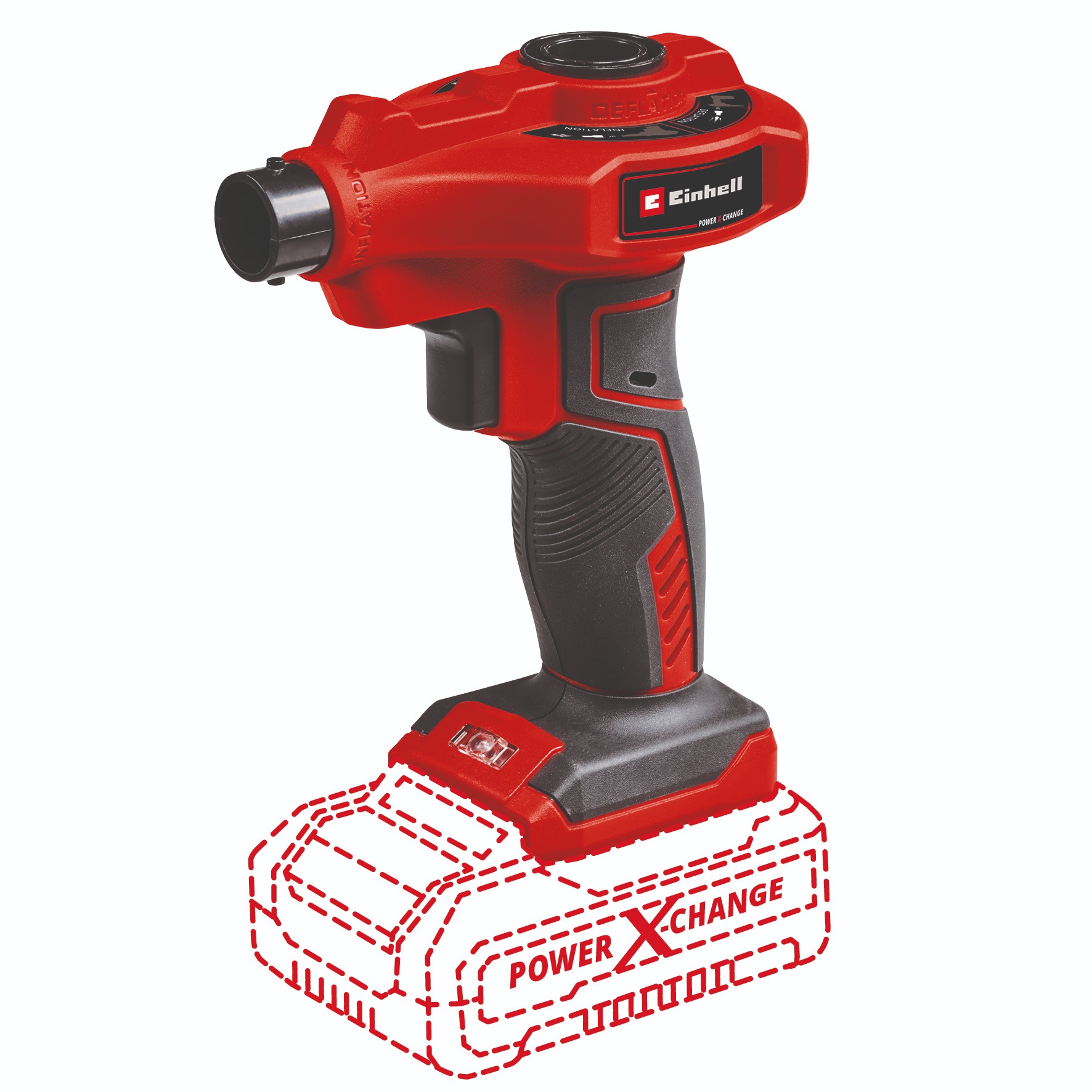 EINHELL Kompresor ručný AKU CE-AP 18 Li-Solo, 2070110 (bez AKU)