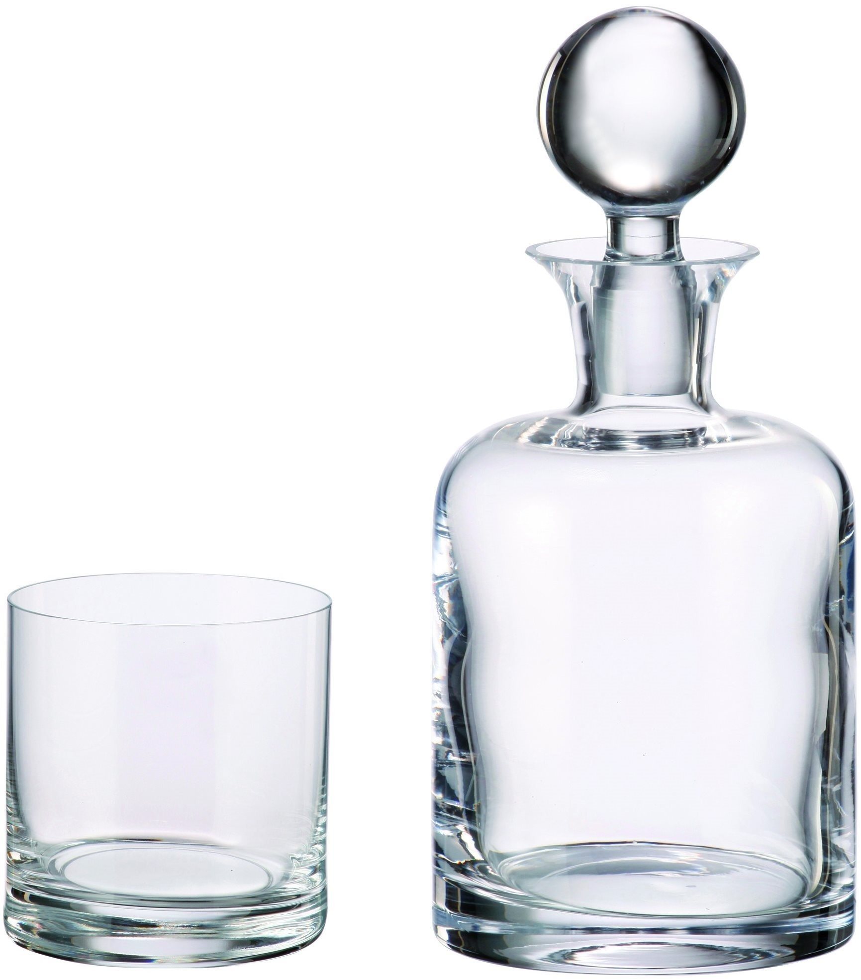 BOHEMIA ROYAL CRYSTAL Whisky set 7 ks BOHEMIA