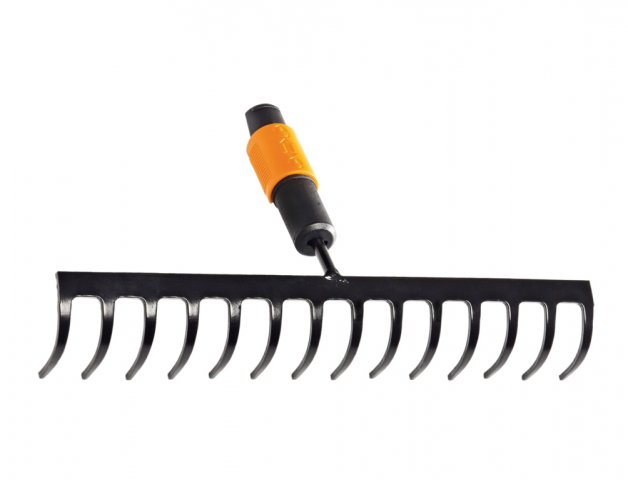Fiskars QuikFit - Hrable na záhony so 14 hrotmi