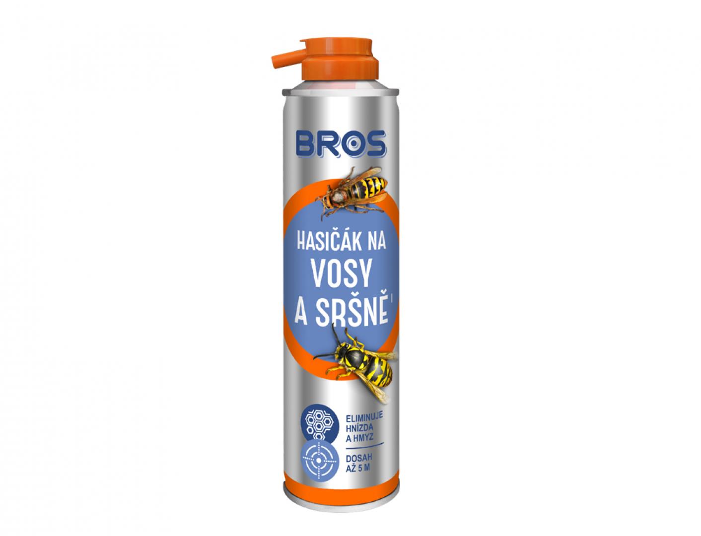 Sprej BROS s hasičákom na osy a sršne, 300 ml