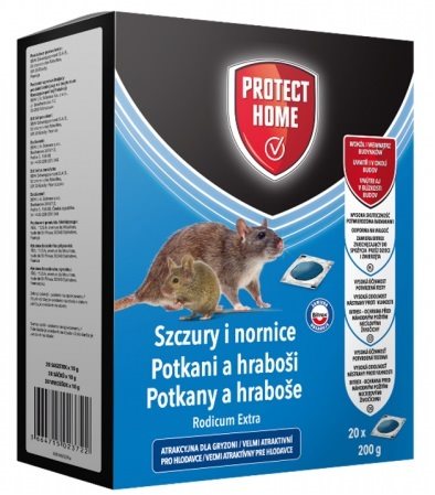 SBM Rodenticid RODICUM EXTRA – mäkká návnada, 200 g