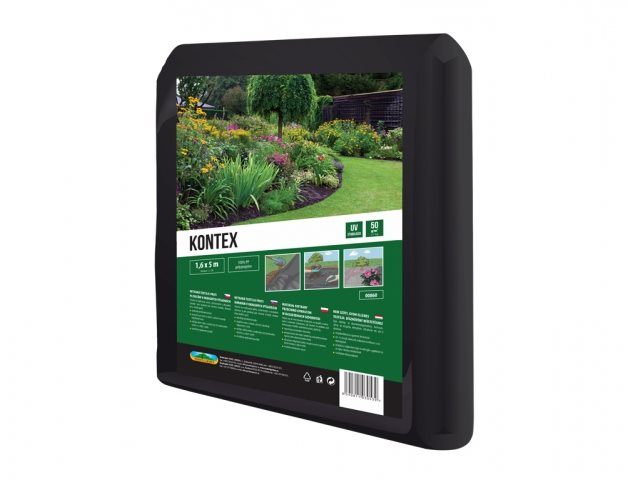 Textília KONTEX mulčovacia netkaná čierna 1,6 × 5 m
