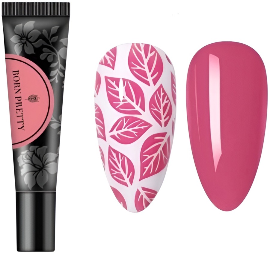 BORN PRETTY Stamping gel 9, ružový