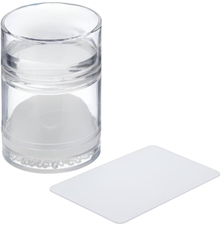 BAFI Silikónová pečiatka a stierka, transparentná