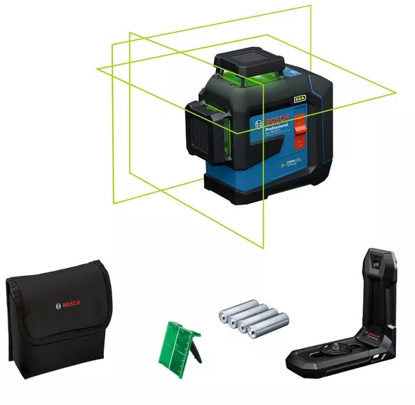 BOSCH Professional Čiarový laser GLL 80-33 G + LB10, 0.601.065.500