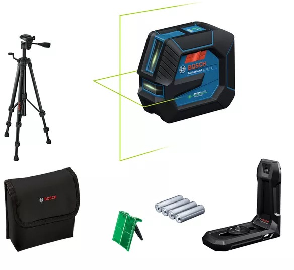 BOSCH Professional Čiarový laser GLL 20-22 G LB10 BT150 0.601.065.601