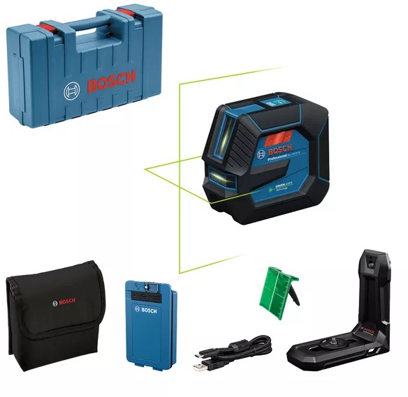 BOSCH Professional Krížový laser GLL 20-22 G LB10 TP 0.601.065.602 (1× 3 Ah)