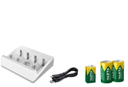 BOSCH Nabíjačka na batérie NiMH + D články + 9 V 1.600.A03.2EA