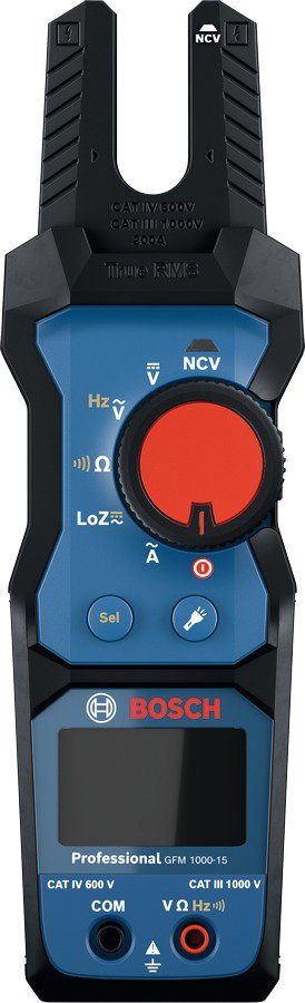 BOSCH Professional Vidlicový merač Fork Meter GFM 1000-15 0.601.077.400 2× batéria 1,5 V LR6 (AA)