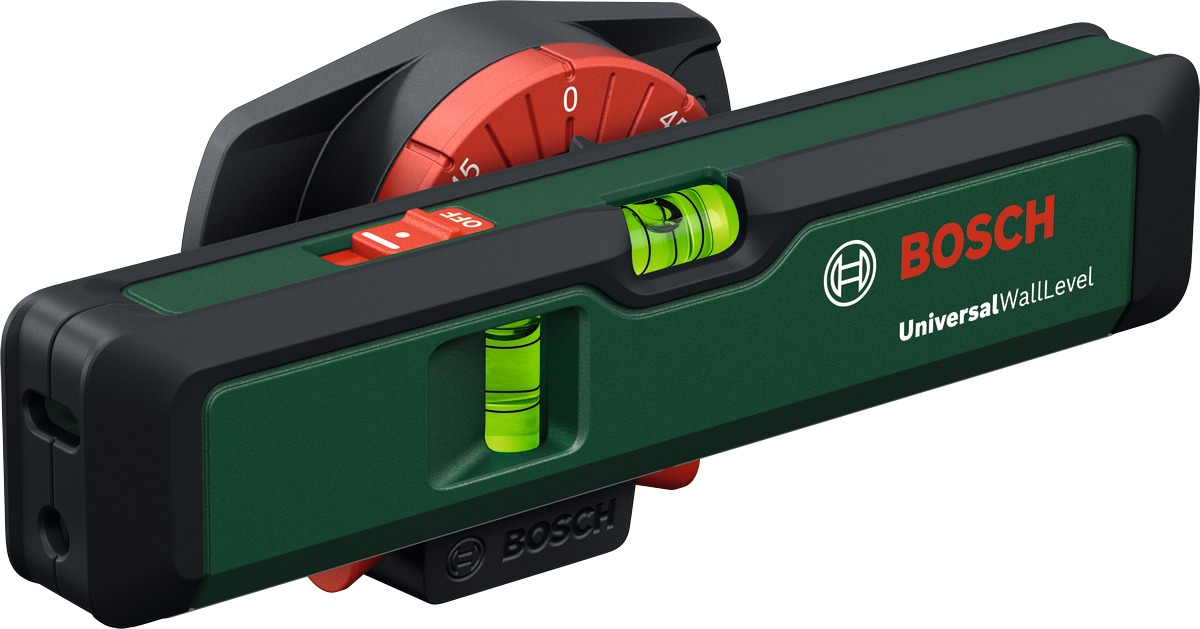 BOSCH Laser cross level UniversalWallLevel 0.603.663. JZ0 2× batéria 1,5 V LR03 (AAA)