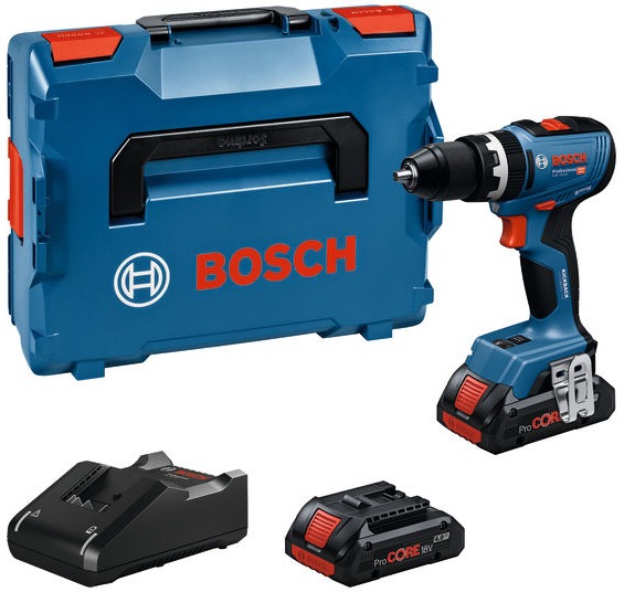 BOSCH Professional Vŕtací skrutkovač AKU s kufrom GSB 18V–65, 0.601.9N3.303 (2 × 5 Ah)
