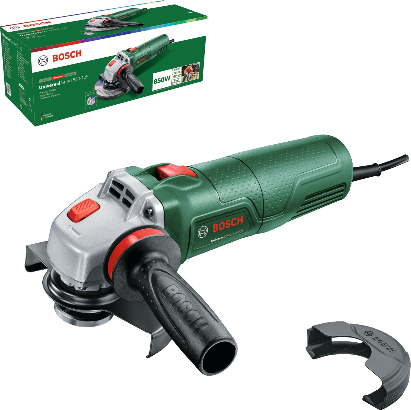 BOSCH Uhlová brúska elektrická 125 mm UniversalGrind 850-125, 0.603.3E2.100