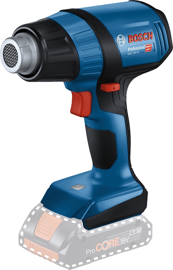 BOSCH Professional Teplovzdušná pištoľ AKU GHG 18V-50, 0.601.2A6.500 (bez AKU)