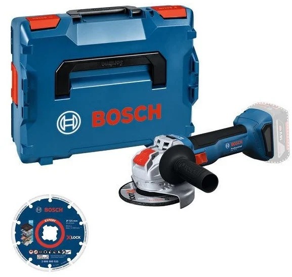BOSCH Professional Uhlová brúska AKU GWX 18 V-8, kotúč X-LOCK 0.601.9N9.103 (bez AKU)