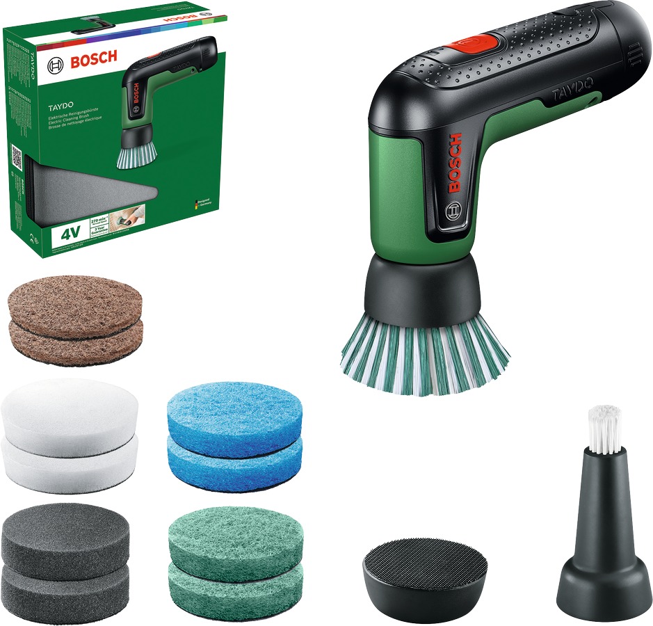 BOSCH Multifunkčná čistiaca kefa AKU Taydo súprava 0.603.3E0.102 (1× 2 Ah)