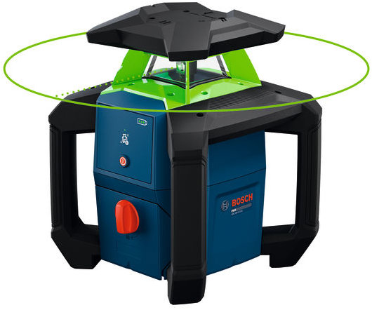 BOSCH Professional Rotačný laser AKU GRL 18V-3-31 G, statív, L-BOXX 0.601.061.G00 (1× 4 Ah)