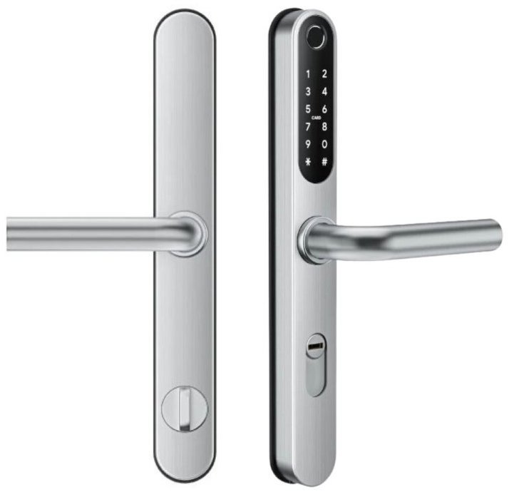 BOT Inteligentná kľučka TTLock V1 72 – 92 mm variabilná strieborná