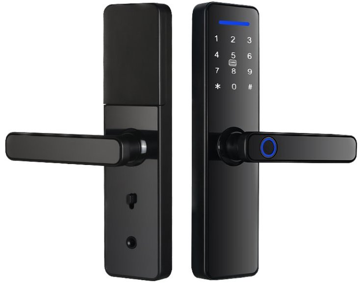 BOT Inteligentná kľučka TTLock SH2 čierna Bluetooth