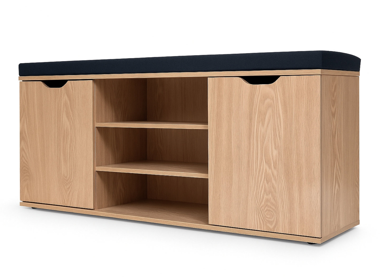 BOXIMO Porta Botník so sedadlom 103 × 30 × 46 cm, hnedý