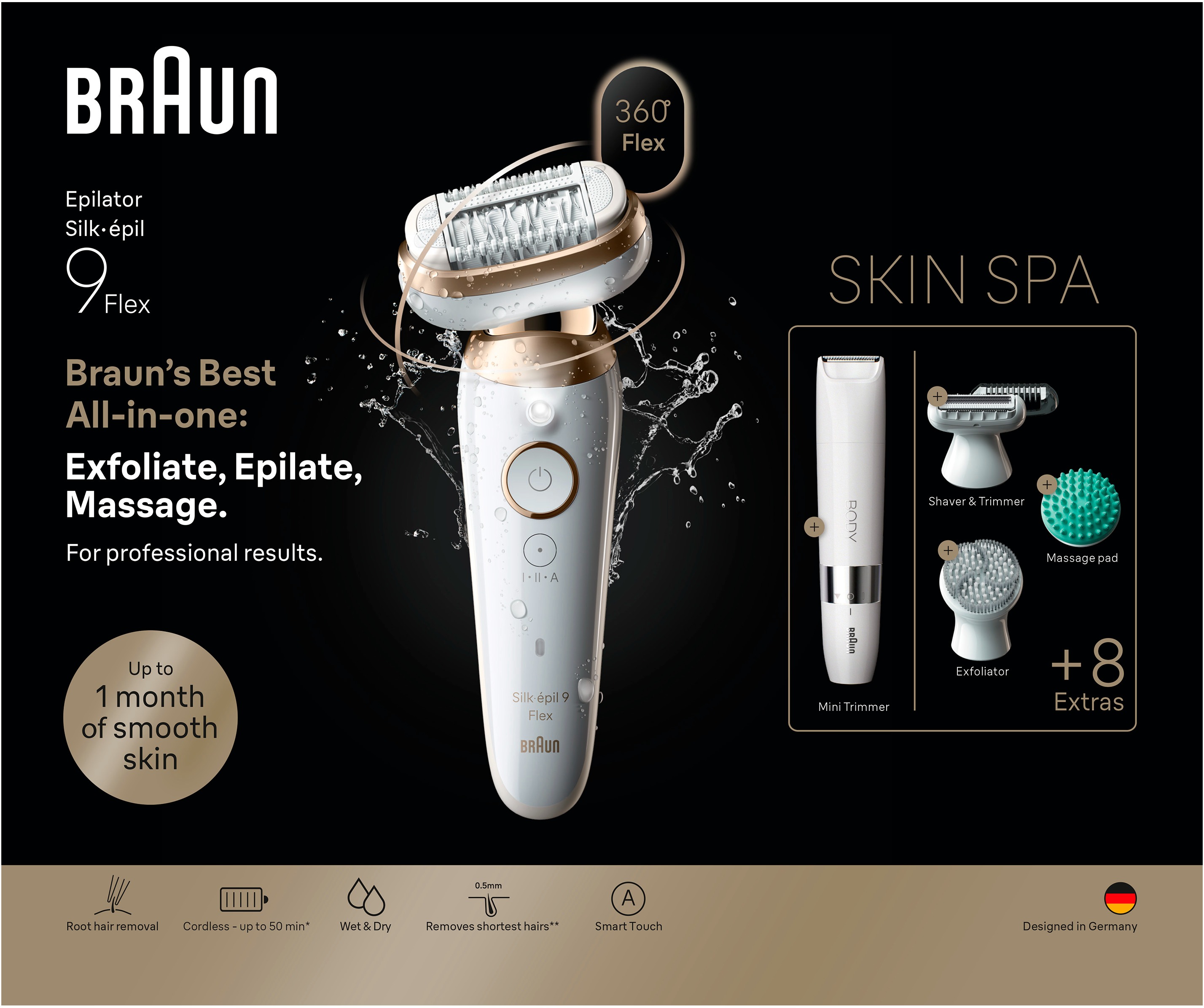 Braun Silk·épil 9 Flex SkinSpa 9-481 3D