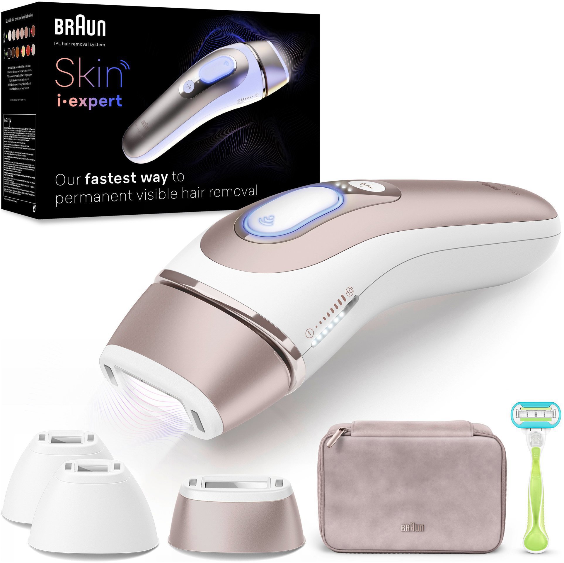 Braun IPL Skin I·Expert PL7257 + puzdro a 3 hlavy