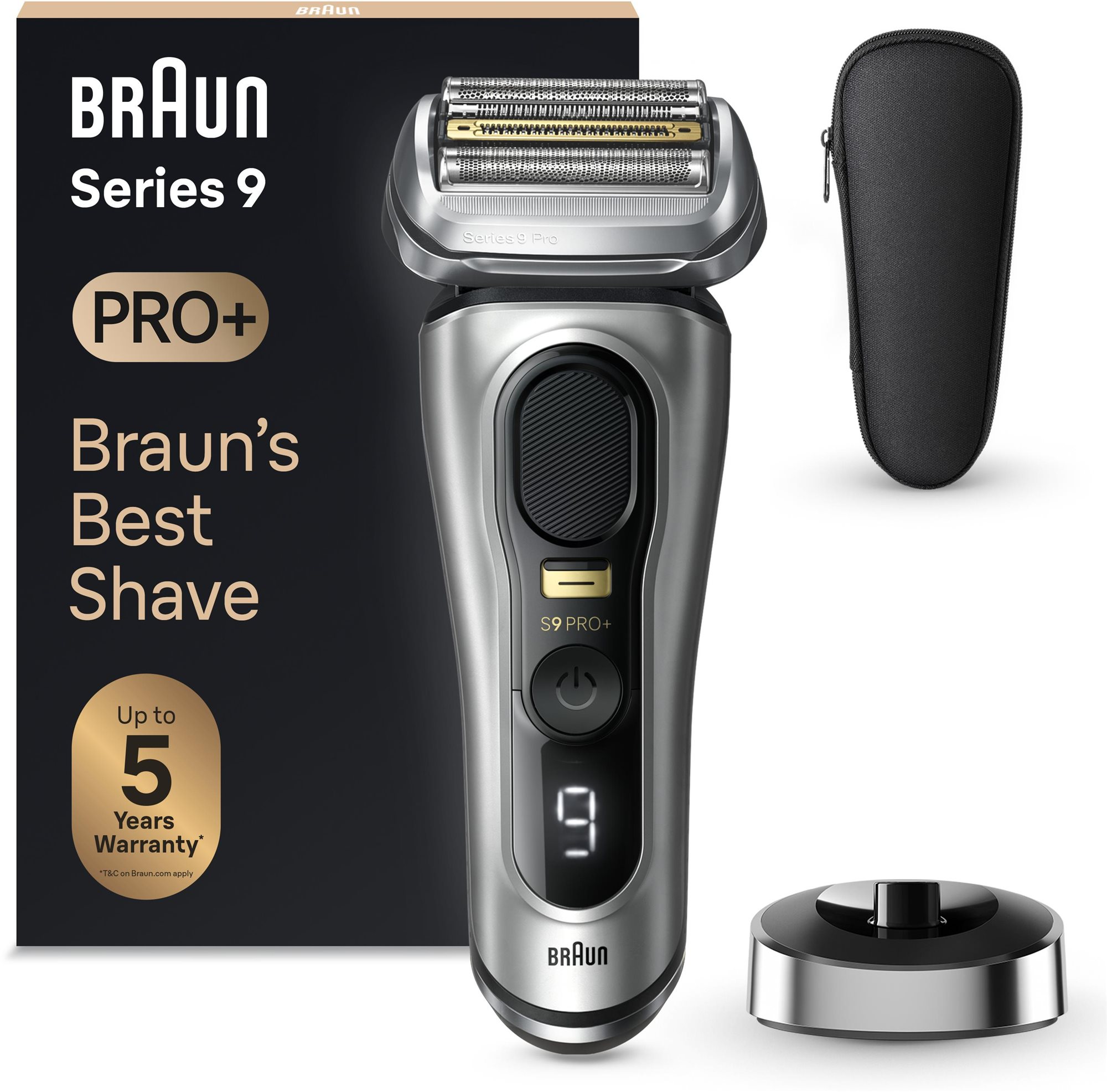 Braun Series 9 PRO + 9517s strieborný