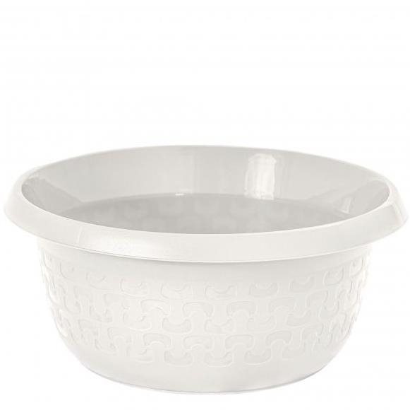 Branq Okrúhly lavór/misa Cotton 15 l – antická biela