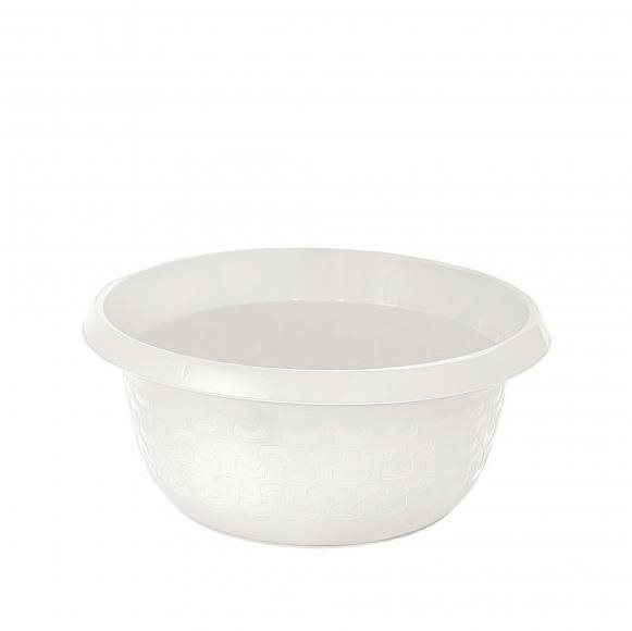 Branq Okrúhly lavór/misa Cotton 8 l – antická biela