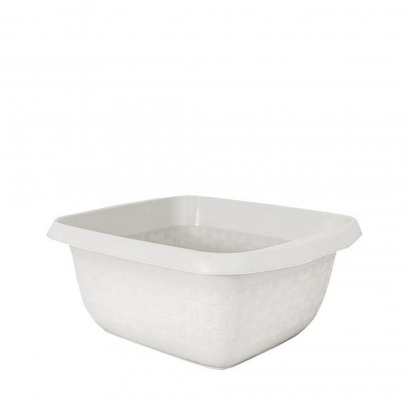 Branq Obdĺžnikový lavór/misa Cotton 8 l – antická biela