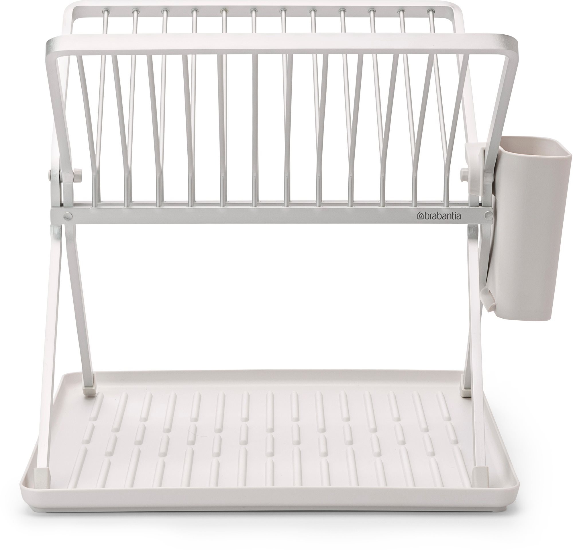 Brabantia Skladací odkvapávač na riad, svetlosivý