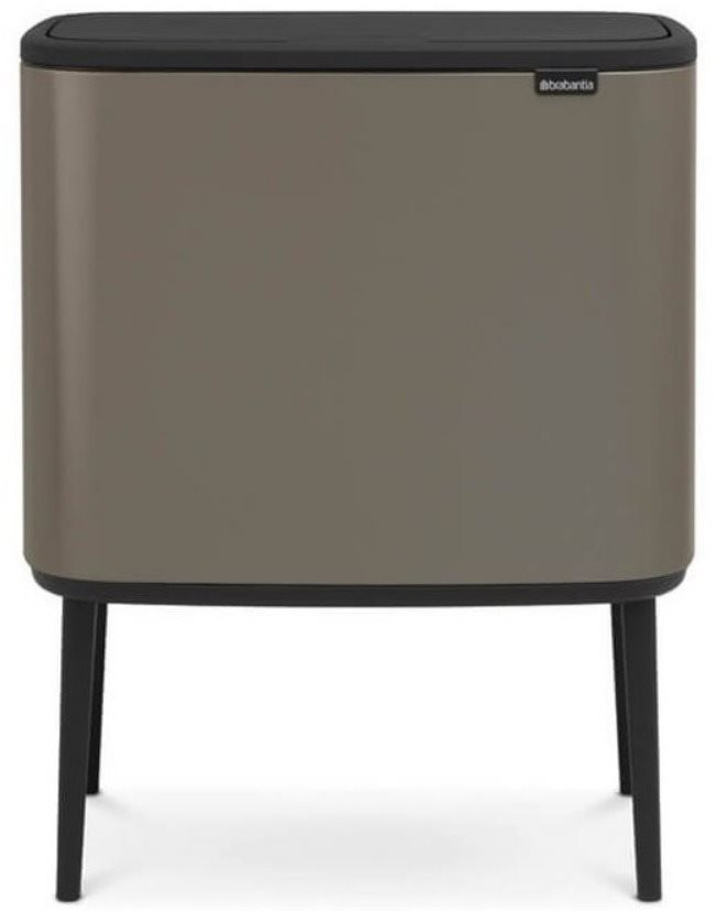 Bo Touch Bin 11 + 23 l – platinový